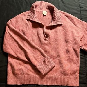 A New Day pink collared sweater